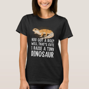 Camiseta Leopard Gecko Proprietário Eu Levanto Uma Pequena 