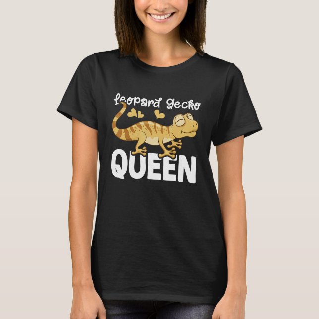 Camiseta Leopard Gecko Reptile Cute Lizard Pet Gecko Keepe (Frente)