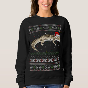 Camiseta Leopard Gecko Ugly Christmas Sweater