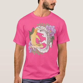 Camiseta Leopard Geckos E Peony
