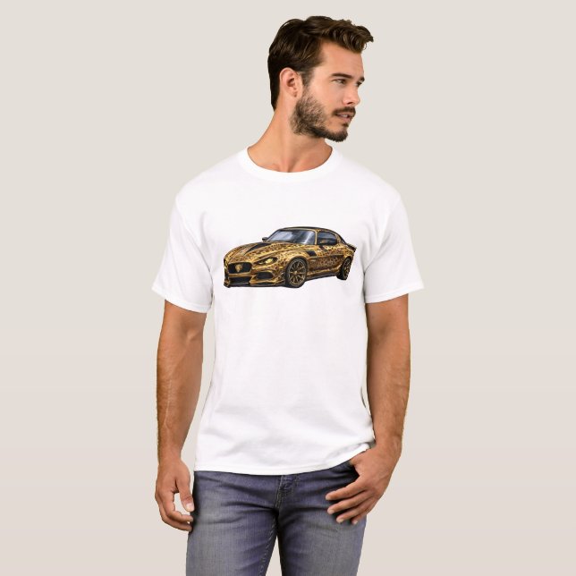 Camiseta Leopard Gold Performance Coupe — BV-TLG (Frente Completa)