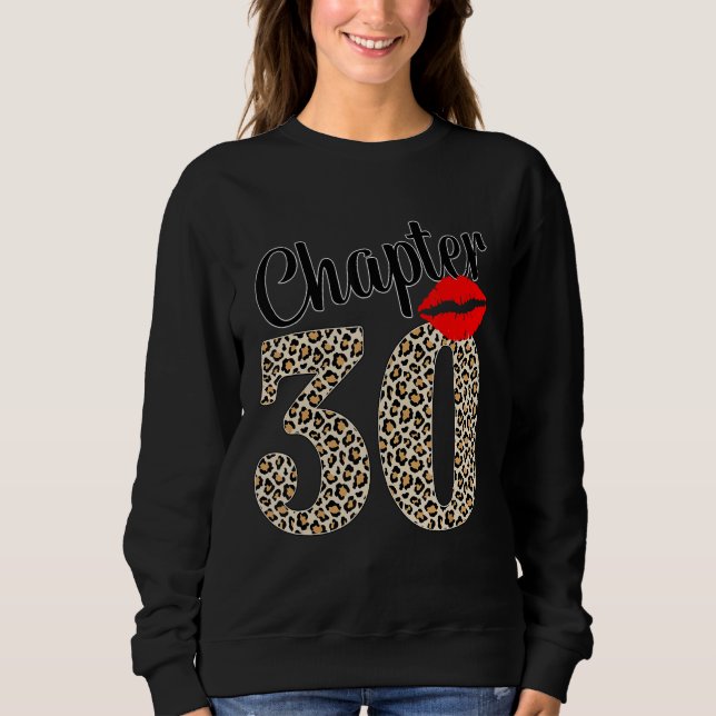 Camiseta Leopard Impresso Capítulo 30 Lábios Sexy Birthd (Frente)