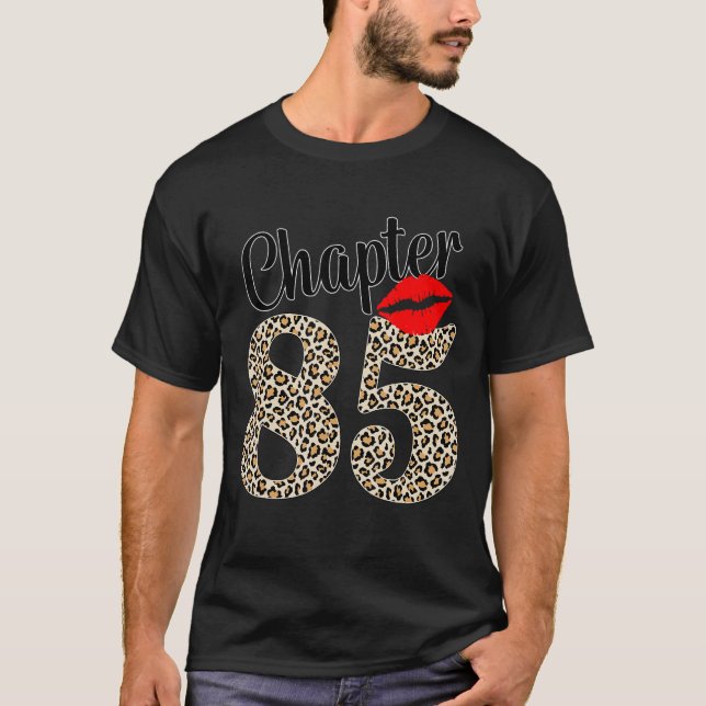 Camiseta Leopard Impresso Capítulo 85 Lábios Sexy 85. (Frente)