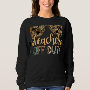 Camiseta Leopard Imprima óculos de sol Professor desligado 