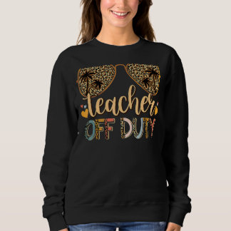 Camiseta Leopard Imprima óculos de sol Professor desligado