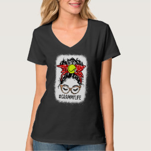 Camiseta Leopard Messy Bun Tênis do Game Life Day Moth