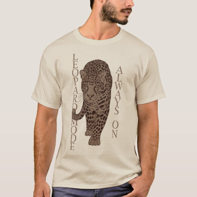 Camiseta Leopard Mode: Always On (Frente)