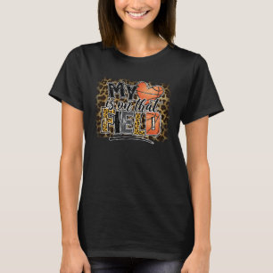 Camiseta Leopard O Meu Coração Está Naquele Campo De Basque