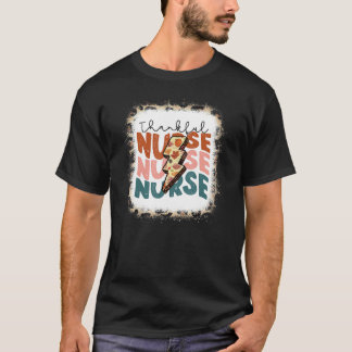 Camiseta Leoparđ One Thankful Nurse Blessed Nurse Fall Than