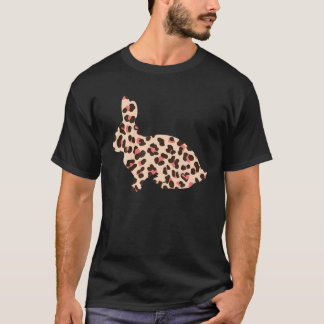 Camiseta Leopard Páscoa Coelho Coelho Coelho Sobrevivente M