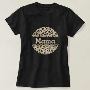 Camiseta Leopard Pattern Mama