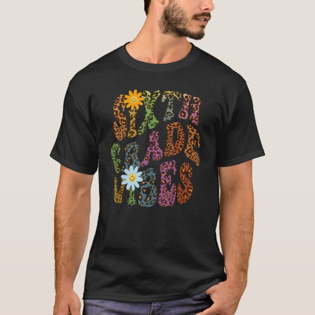 Camiseta Leopard Print SEXTO GRAU VIBES Professor Peace Lov (Frente)