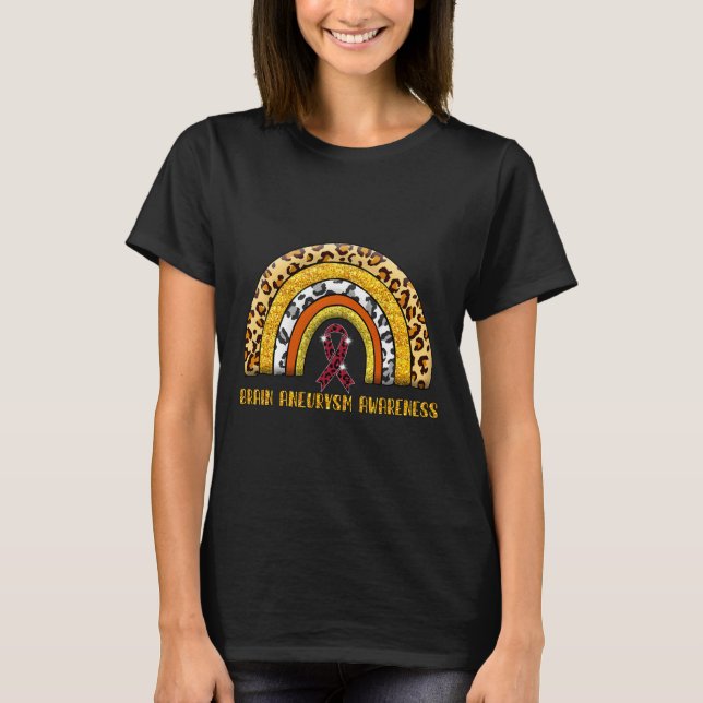 Camiseta Leopard Rainbow Brain Warriysm (Frente)