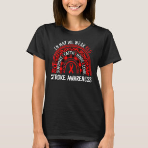 Camiseta Leopard Rainbow Em Maio Nós Vestimos O Acidente Ve