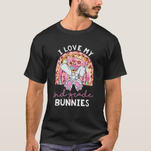 Camiseta Leopard Rainbow Eu Amo Meu Segundo Grau Bunnis Tea