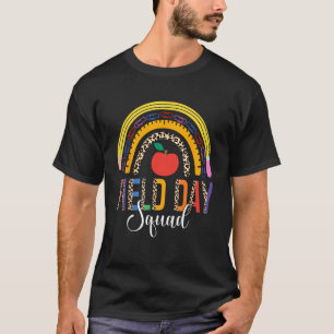 Camiseta Leopard Rainbow Field Day Squad Professores Engraç