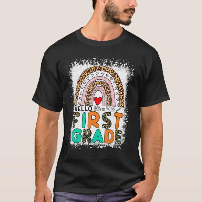 Camiseta Leopard Rainbow Sangrou De Volta Para A Aluna (Frente)