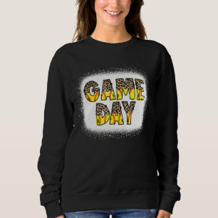 Camiseta Leopard Softball Game Day Vibes Softball Mãe Softb