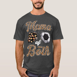 Camiseta Leopard Sunglass Anima Mamãe Soccer Mãe De Ambos M