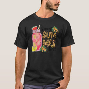Camiseta Leopard Sweet Summer Time I Love Summer Beach Vac