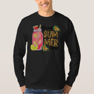 Camiseta Leopard Sweet Summer Time I Love Summer Beach Vac
