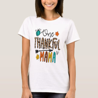 Camiseta Leopard Um Graças Mamãe Engraçado Mama Ação de Gra
