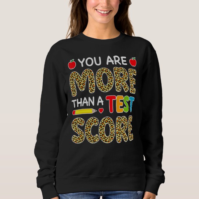 Camiseta Leopard Você É Mais Do Que Um Professor De Teste (Frente)