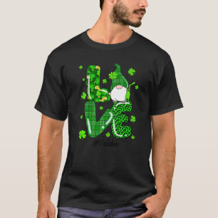 Camiseta Leopard Xadrez Verde Irlandesa Welder Gnoma Rua Pa