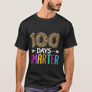 Camiseta Leopardo 100 Dias Mais Inteligente Da Máscara Esco
