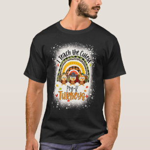 Camiseta Leopardo Arco-Íris Eu Ensino Os Mais Curtos Antes 