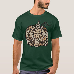Camiseta Leopardo Cheetah Pumpkin Animal Queda Autumn Ca