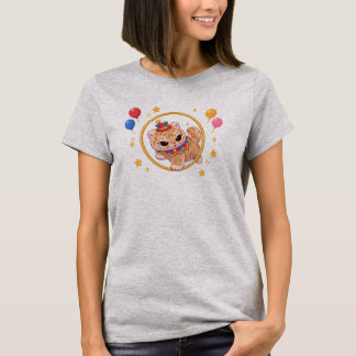 Camiseta Leopardo Curioso Kawaii Animal de Safari Fofo