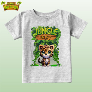 Camiseta Leopardo-da-selva, Gato-Gato-Gato-da-selva 🐆