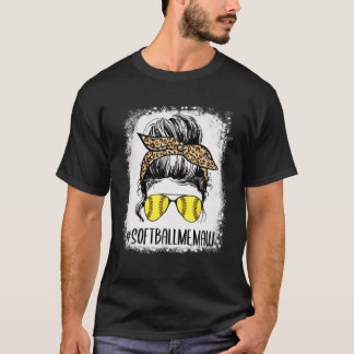 Camiseta Leopardo da Vida de Memória de Softball