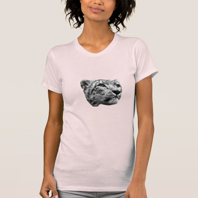 Camiseta Leopardo-das-neves (Frente)