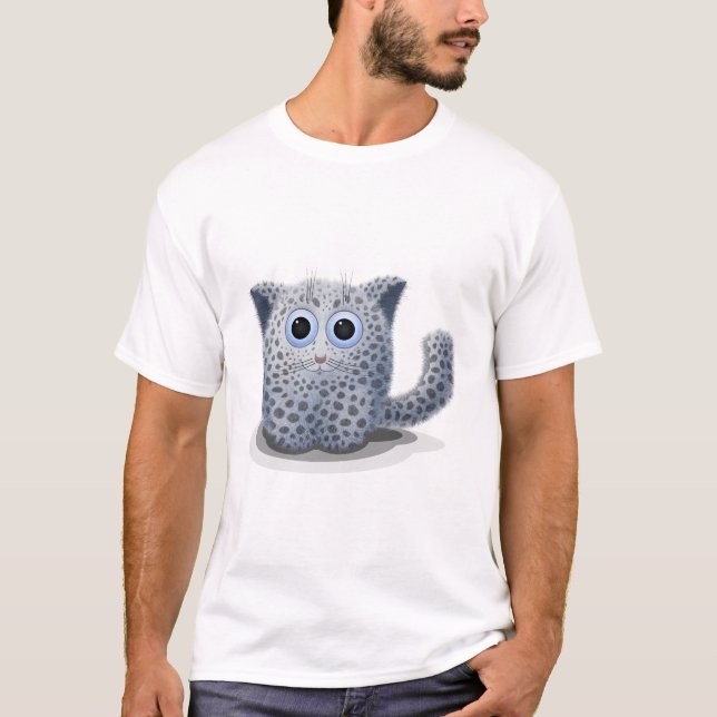 Camiseta Leopardo de neve (Frente)