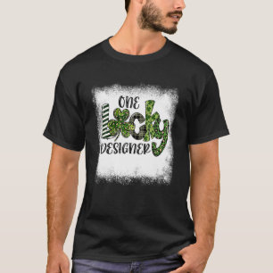 Camiseta Leopardo Dia de São Patrício Sangrado Um Desenho