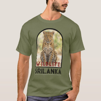 Camiseta Leopardo do Sri Lanka