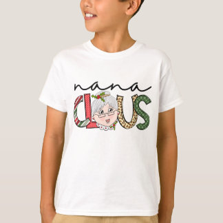 Camiseta Leopardo E Xadrez Vermelha Nana Claus Corresponden