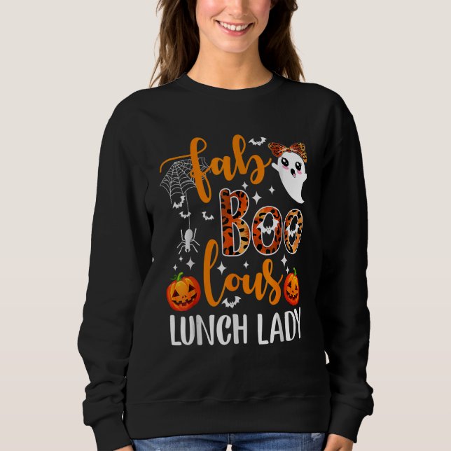 Camiseta Leopardo Fab Boo Lous Senhora do Almoço Equipe Pro (Frente)