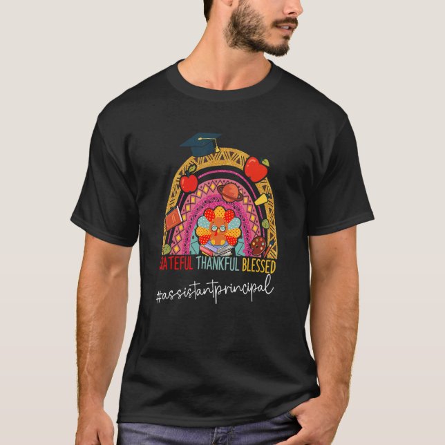 Camiseta Leopardo Grato Agradecido Diretor Adjunto Chuva (Frente)