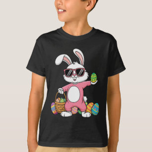 Camiseta Leopardo Imprime coelho soprando bolha borboleta G