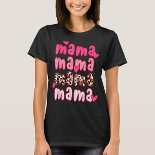 Camiseta Leopardo Imprime Mama Para Feliz dia de as mães