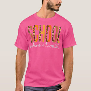 Camiseta Leopardo intervencionista escolar caiu no outono g