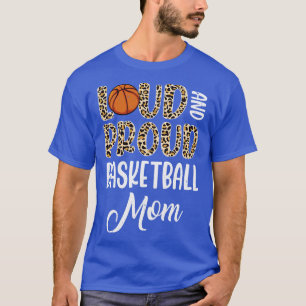 Camiseta Leopardo Louco Orgulhoso Americano de Basquete Fam
