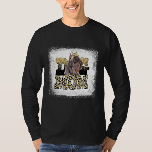 Camiseta Leopardo Ocidental Bouvier Des Flandres Mãe da Mãe