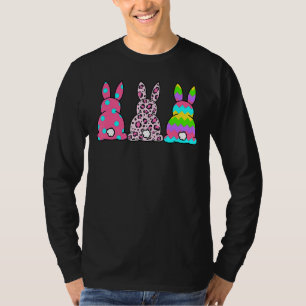 Camiseta Leopardo Páscoa Coelho Coelho Trio Páscoa Bonita D
