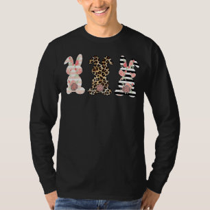 Camiseta Leopardo Páscoa Coelho Coelho Trio Páscoa Bonita D