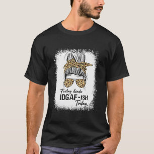 Camiseta Leopardo Sangrento Engraçado Dizendo Dia de as mãe
