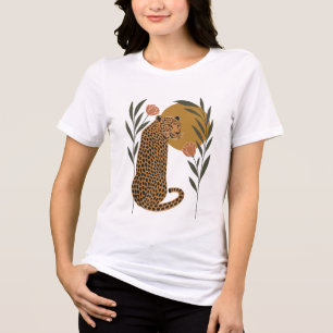Camiseta Leopardo Soldado - Arte da Selva Botânica